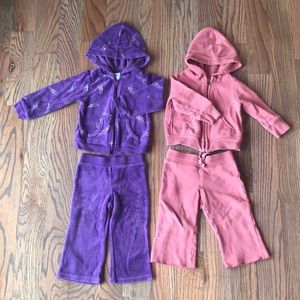 Toddler sweat outfits. 12-18 months.